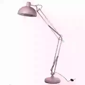 Matt Pink Modern Extra Large Desk Style Floor Lamp